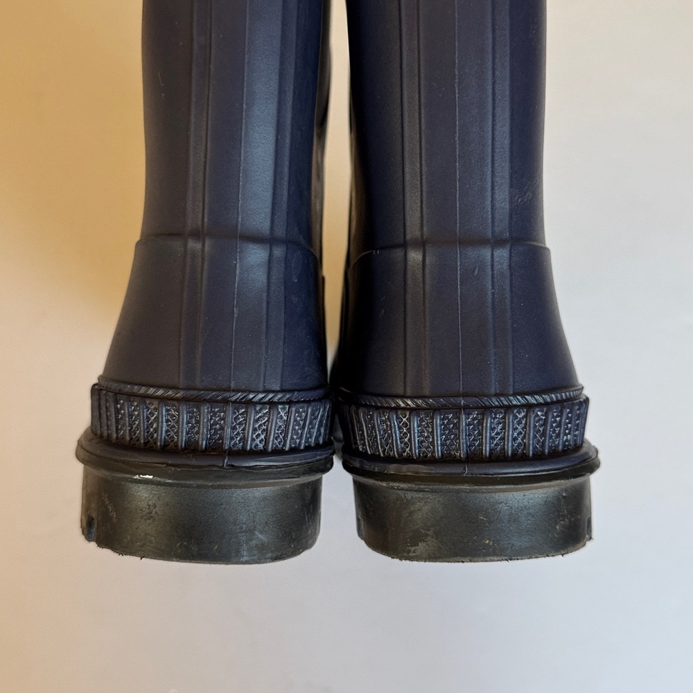 Kamik rain boots kids size 4 navy blue VGUC - Picture 4 of 6